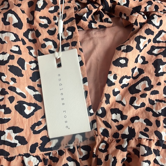 Endless Rose Animal Printed Ruffled Maxi Dress - Picture 11 of 11